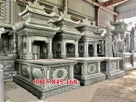 12+ mẫu mộ đá nguyên khối hai mái đẹp bán điện biên