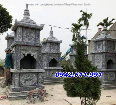 08 + mẫu mộ tháp bằng đá đẹp bán tại cà mau