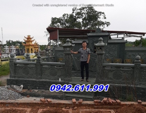 bán + 23 mẫu nhà mồ song thân bằng đá đẹp