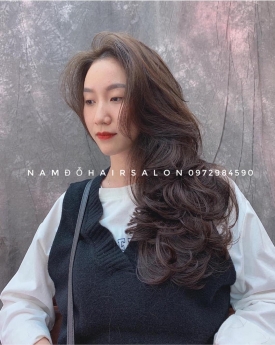 Top Salon Làm Tóc Dài Layer Uốn Cụp Phồng Đẹp Giá Rẻ Hoài Đức -Nam Đỗ Hair Salon