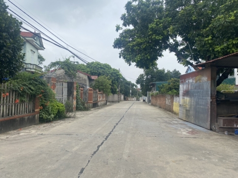 chính chủ bán nhanh 208,6m2 tại vụ bản minh trí sóc sơn , đường oto đỗ đất , ngõ thông . giá