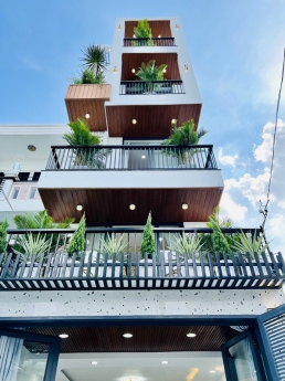 Gần 70m2 , sổ vuông A4 , HXH thông , 5 tầng BTCT mới , Lê đức thọ , P13 , Gò Vấp.