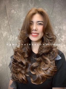 Top Salon Làm Tóc Dài Layer Uốn Cụp Phồng Đẹp Giá Rẻ Hoài Đức -Nam Đỗ Hair Salon