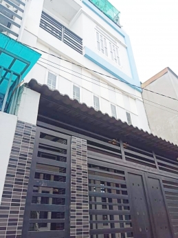 Bán gấp nhà4 tầng 55m ngang 5mx 11m  5pn gần đường Hiệp Bình HIệp Bình Chánh