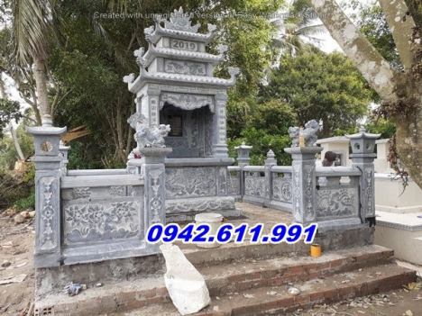 bán + 23 mẫu nhà mồ song thân bằng đá đẹp