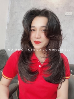 Top Salon Làm Tóc Dài Layer Uốn Cụp Đẹp Giá Rẻ Hoài Đức -Nam Đỗ Hair Salon