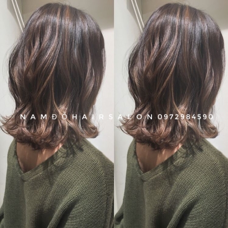 Uốn Sóng Nước Top Salon Làm Tóc Ngang Vuông Đẹp Uy Tín Giá Rẻ Hoài Đức -Nam Đỗ Hair Salon