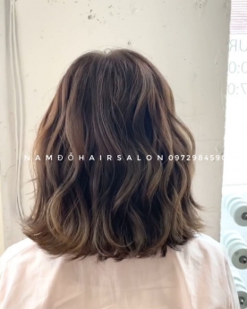 Uốn Xoăn Sóng Nước Top Salon Làm Tóc Ngang Vai Uy Tín Giá Rẻ Hoài Đức - Nam Đỗ Hair Salon