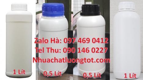 Chai nhựa, chai nhựa hdpe 50ml, chai 100ml nắp vặn Chai hdpe 100ml vuông chai 250 ml đựng thuốc sâ