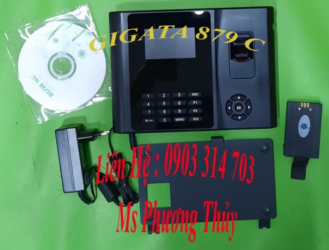 Máy chấm công vân tay Gigata 879 C- Chính hãng Singapore- BH 1 năm