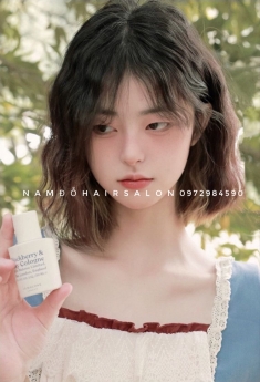 Uốn Xoăn Sóng Nước Top Salon Làm Tóc Ngang Vai Uy Tín Giá Rẻ Hoài Đức - Nam Đỗ Hair Salon