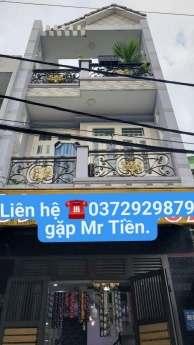 HXT THÔNG, SÁT MẶT TIỀN MIẾU GÒ XOÀI, GẦN LÊ VĂN QUỚI, BỐN XÃ, SỔ VUÔNG VỨC, NHÀ RẤT MỚI VÀO Ở NGAY