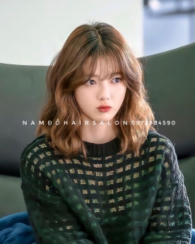 Uốn Xoăn Sóng Nước Top Salon Làm Tóc Ngang Vai Uy Tín Giá Rẻ Hoài Đức - Nam Đỗ Hair Salon