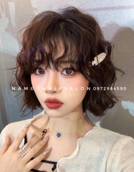 Uốn Xoăn Hippie Top Salon Làm Tóc Bob Đẹp Uy Tín Giá Rẻ Hoài Đức -Nam Đỗ Hair Salon