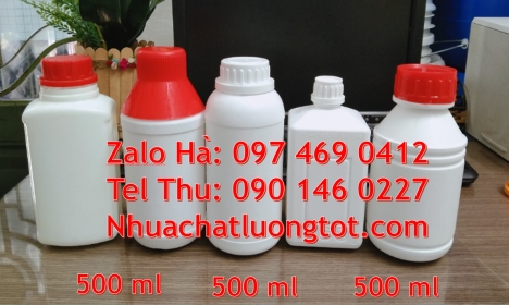 chai nhựa đựng nông dược, Chai 50 ml đựng thuốc sâu, chai 50 ml đựng mẫu thử Chai nhựa 100 ml trắng