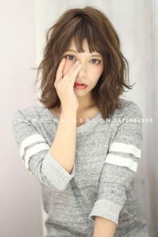 Uốn Sóng Nước Top Salon Làm Tóc Ngang Vai Đẹp Giá Rẻ Hoài Đức -Nam Đỗ Hair Salon