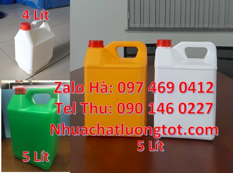 Can 1 lít đựng thuốc sâu, can 1l hdpe vuông Can 1l chia vạch đựng thuốc diệt rầy Can 2l vuông, can