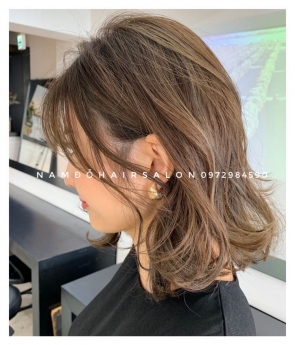 Uốn Sóng Nước Top Salon Làm Tóc Ngang Vuông Đẹp Uy Tín Giá Rẻ Hoài Đức -Nam Đỗ Hair Salon