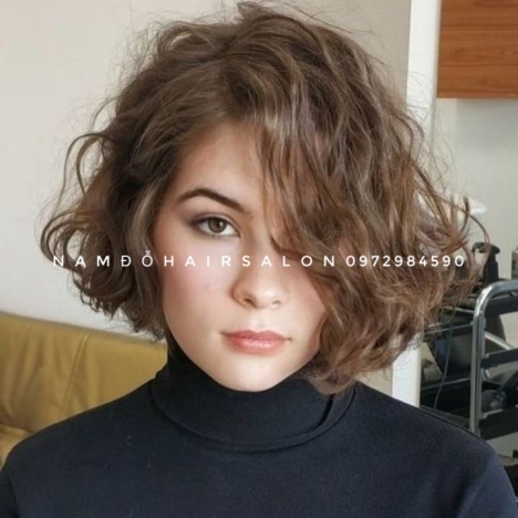 Top Salon Làm Xoăn Hippie Tóc Ngắn Đẹp Uy Tín Giá Rẻ Hoài Đức -Nam Đỗ Hair Salon