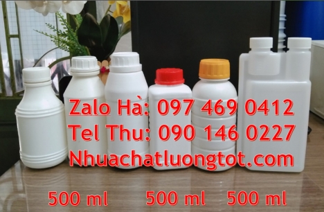 chai nhựa đựng nông dược, Chai 50 ml đựng thuốc sâu, chai 50 ml đựng mẫu thử Chai nhựa 100 ml trắng