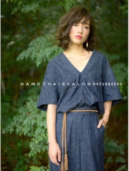 Uốn Xoăn Xù Mì Top Salon Làm Tóc Ngang Vai Đẹp Giá Rẻ Hoài Đức -Nam Đỗ Hair Salon