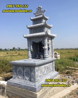 Top mẫu mộ đá ba đao - mộ đá ba mái thờ ông bà, tổ tiên