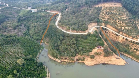 BÁN GẤP 2 SIÊU PHẨM ĐẤT VIEW ĐẸP NGANG 50M LÀM NHÀ VƯỜN & KHU NGHỈ DƯỠNG CẠNH HỒ TRỊ AN - ĐỊNH QUÁN