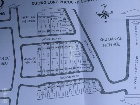 Lô B12 dự án Tín Hưng 4 Long Phước Quận 9