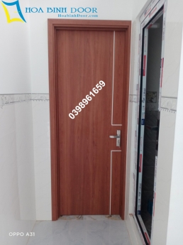 Cửa gỗ mdf melamine giá rẻ - Mẫu cửa phòng ngủ