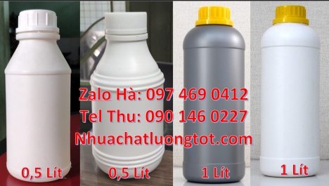 Chai nhựa, chai nhựa hdpe 50ml, chai 100ml nắp vặn Chai hdpe 100ml vuông chai 250 ml đựng thuốc sâ