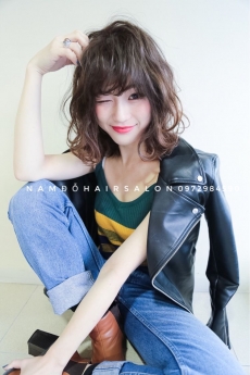 Uốn Xoăn Hippie Top Salon Làm Tóc Ngắn Đẹp Giá Rẻ Hoài Đức -Nam Đỗ Hair Salon