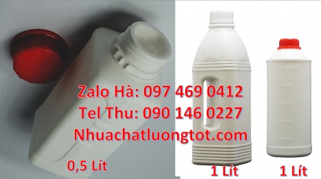 Chai nhựa, chai nhựa hdpe 50ml, chai 100ml nắp vặn Chai hdpe 100ml vuông chai 250 ml đựng thuốc sâ