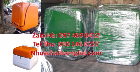 Thùng giao đồ ăn, Thùng ship hàng, thùng chở hàng, thùng giao hàng, thùng đựng chất thải nguy hiểm,
