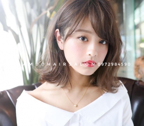 Uốn Xoăn Sóng Nước Top Salon Làm Tóc Ngang Vai Đẹp Giá Rẻ Hoài Đức -Nam Đỗ Hair Salon