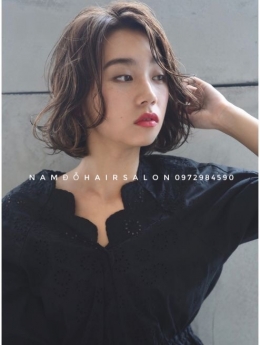 Uốn Sóng Nước Top Salon Làm Tóc Ngang Vai Đẹp Giá Rẻ Hoài Đức - Nam Đỗ Hair Salon