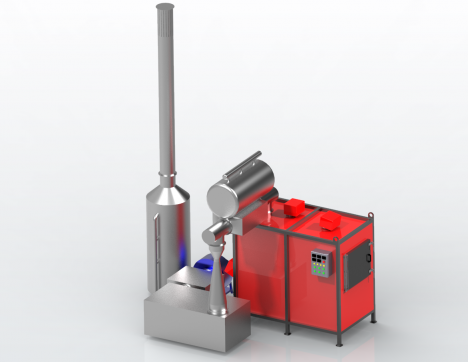 Lò đốt rác thải sinh hoạt 50kg MP-50SH