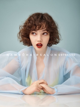 Top Salon Làm Xoăn Hippie Tóc Ngắn Đẹp Giá Rẻ Hoài Đức -Nam Đỗ Hair Salon