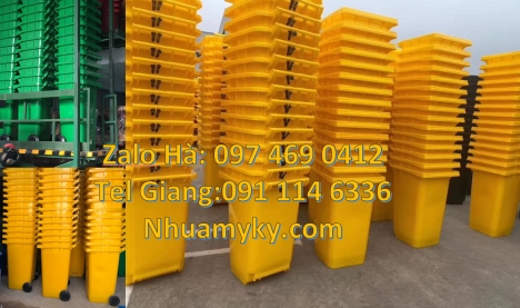 Thùng rác 60l composite, thùng rác đạp chân, sọt nhựa Thùng rác 120l có bánh xe, thùng rác, Thùng