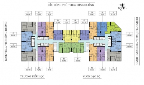 DUY NHẤT BÁN QUỸ HÀNG ẨN 3PN_77m-85m-98,6m CĐT TẶNG CHIẾT KHẤU HƠN 300TR 1 CĂN. NHỈNH 1,8 TỶ - LH: