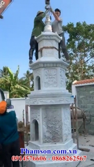 14+ mộ tháp sư trụ trì bằng đá đẹp hải dương