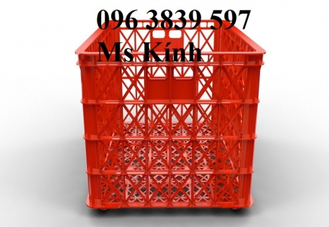 Sóng nhựa hở 8 bánh xe, sọt nhựa lớn, sóng nhựa công nghiệp đựng hàng may mặc giá rẻ