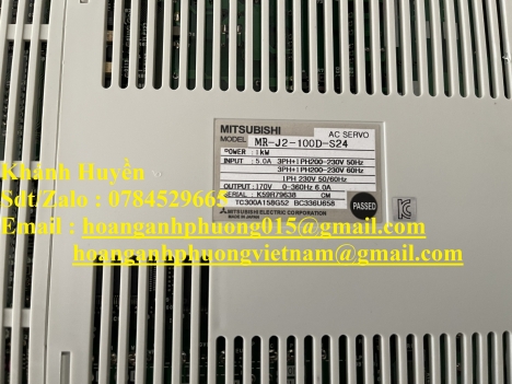 bộ điều khiển Mitsubishi MR-J2-100D-S24 chính hãng