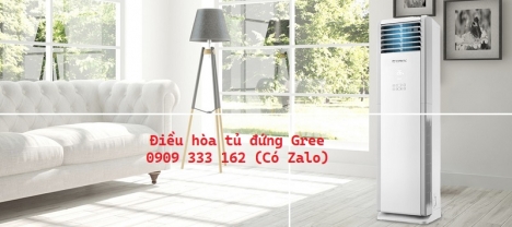 Điều hòa đứng Gree thiết kế tối giản, màn hình LED hiện đại
