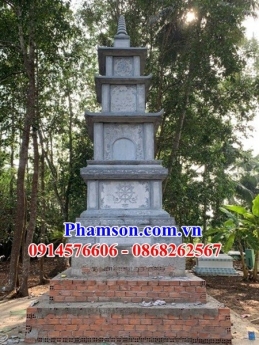14+ mộ tháp sư trụ trì bằng đá đẹp hải dương