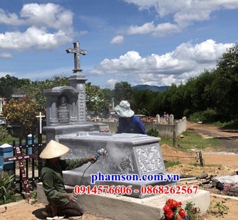 22+ mộ đạo thiên chúa bằng đá đẹp bình định
