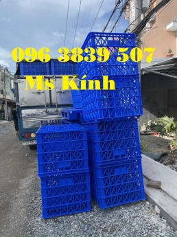 Sóng nhựa hở 8 bánh xe, sọt nhựa lớn, sóng nhựa công nghiệp đựng hàng may mặc giá rẻ