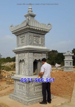 phú yên > 009 mẫu mộ tháp bằng đá nguyên khối đẹp bán