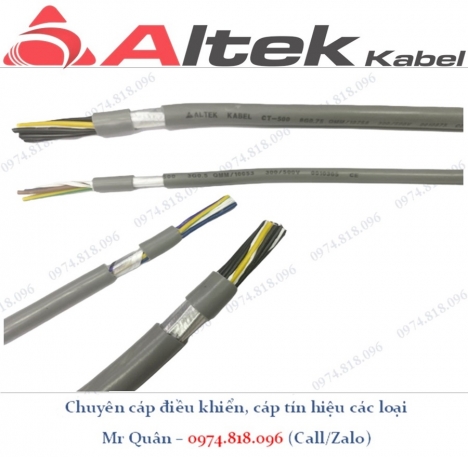 Cáp điều khiển Altek Kabel, có CO CQ đầy đủ