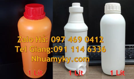 chai 100ml nắp vặn, Chai hdpe 100ml vuông, chai 250 ml đựng thuốc sâu, chai 500m chia vạch, bình nhự