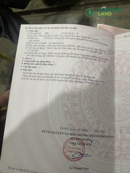 chỉ 2tr/m tại Đa Hội - Bắc Sơn .đường oto đỗ đất . sắn sổ hồng , giao dịch trong ngày